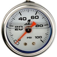 Aeromotive 0-100 PSI Fuel Pressure Gauge