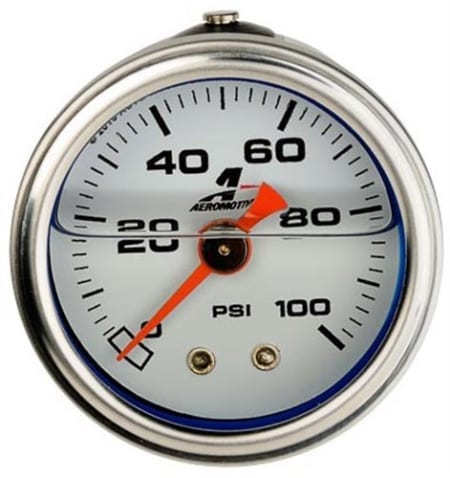 Aeromotive 0-100 PSI Fuel Pressure Gauge