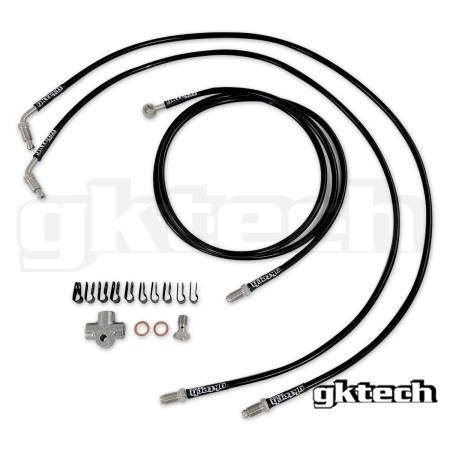 GK Tech 2 Pot Standalone Stainless Brake Line Kit