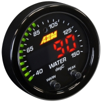 AEM X-Series 300F/150C Water/Trans/Oil Temp Gauge