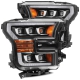 AlphaRex 15-17 Ford F150 / 17-20 F150 Raptor NOVA-Series LED Projector Headlights Alpha-Black