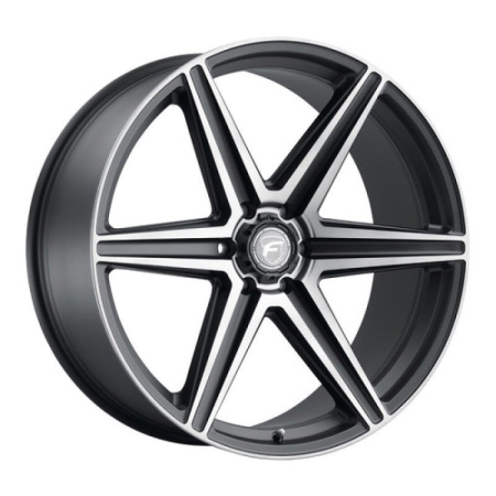 Forgestar X6 24×10 / 6×139.7 BP / ET25 / 6.5in BS Satin Black Wheel