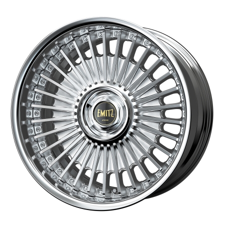 Work Wheels Emitz – 19×10.5 -10 5×114.3 R-Disk – Chrome Face with Polished Barrel