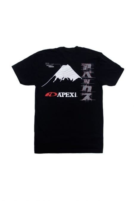 Apexi APEX Mt. Fuji Tee, Large, Black