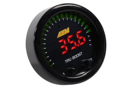 AEM X-Series Tru-Boost Controller Gauge w/ Boost Control Solenoid 80PSIg Internal MAP Sensor | 30-0352