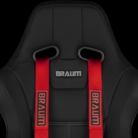 Braum 4 PT – Racing Harness 2” Strap (Red)