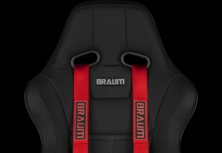 Braum 4 PT – Racing Harness 2” Strap (Red)