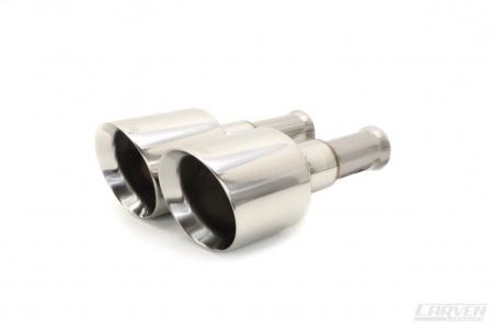 Carven 2019-2020 Ram Direct Fit Exhaust Tip Replacement Set Includes 5.0” Exhaust Tips “Polished Stainless”
