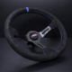 DND Performance 350MM Alcantara Race Wheel – Purple Stitch