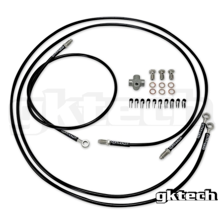 GKTech FR-S / 86 / BRZ E-BRAKE BRAIDED BRAKE LINE KIT