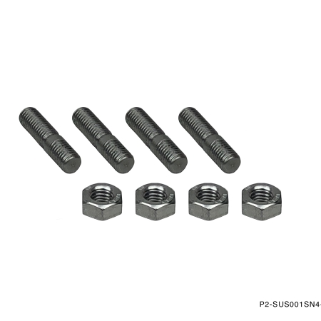 P2M STAINLESS T25 / T28 TURBO INLET STUD NUT SET M8X1.25