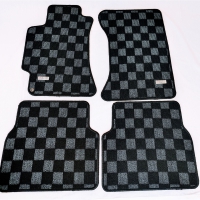 P2M SUBARU WRX GDA GDB RACE FLOOR MATS (FRONT/REAR 4 PCS SET) : DARK GREY