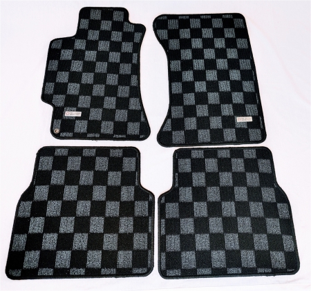 P2M SUBARU WRX GDA GDB RACE FLOOR MATS (FRONT/REAR 4 PCS SET) : DARK GREY