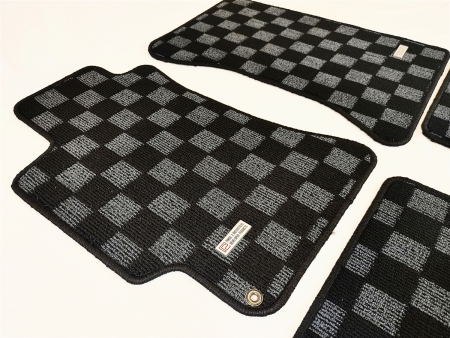 P2M SUBARU WRX GDA GDB RACE FLOOR MATS (FRONT/REAR 4 PCS SET) : DARK GREY