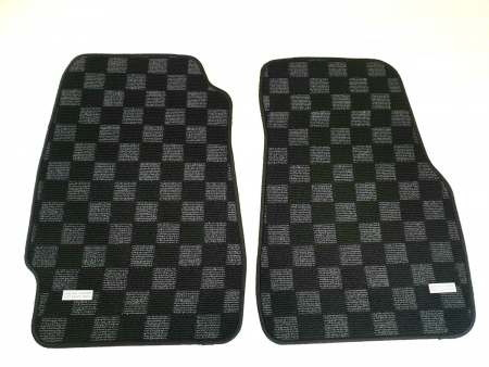 P2M HONDA CIVIC EG6 (3DR HATCH) & CIVIC CRX RACE FLOOR MATS : DARK GREY (EXTREME COVERAGE)