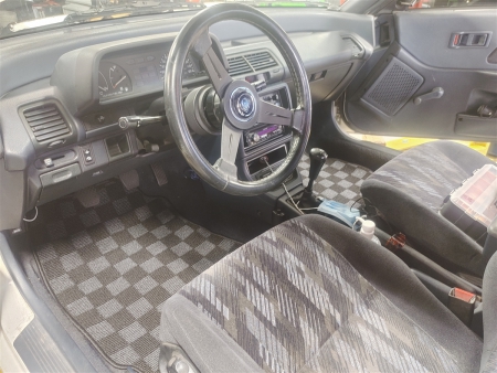 P2M HONDA CIVIC EG6 (3DR HATCH) & CIVIC CRX RACE FLOOR MATS : DARK GREY (EXTREME COVERAGE)