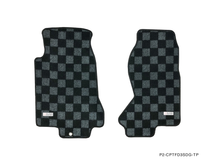 P2M MAZDA FD3S RX-7 RACE FLOOR MATS : DARK GREY