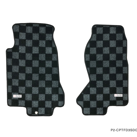 P2M MAZDA FD3S RX-7 RACE FLOOR MATS : DARK GREY