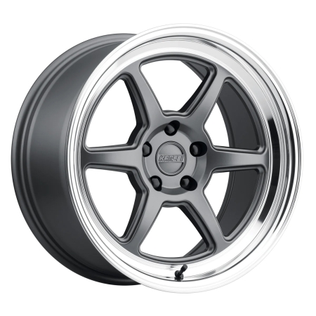 KANSEI ROKU 18X9.5 5X108 +38mm (DRILL) MATTE GREY