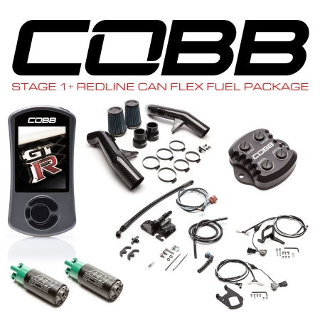 COBB NISSAN GT-R STAGE 1+ REDLINE CARBON FIBER CAN FLEX FUEL POWER PACKAGE (NIS-005) 2009-2014