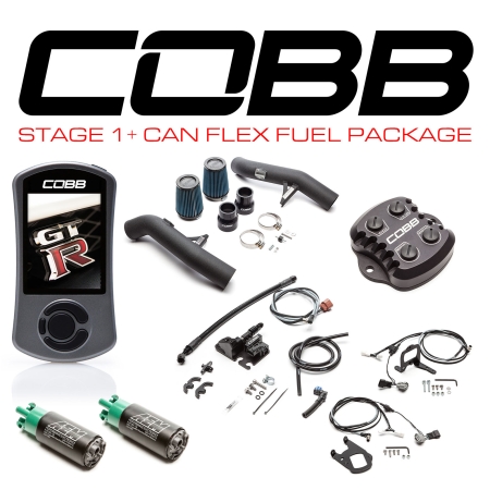 COBB NISSAN GT-R STAGE 1+ CAN FLEX FUEL POWER PACKAGE W/TCM FLASHING (NIS-008) 2015-2018