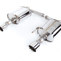 Revel Medallion Touring-S Catback Exhaust – Dual Muffler / Axle Back 07-08 Infiniti G35 Sedan