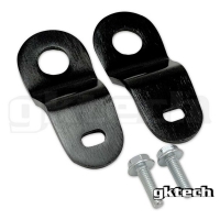 GK Tech CNC Machined Top Radiator Brackets – Black – Nissan S13/240sx/180sx