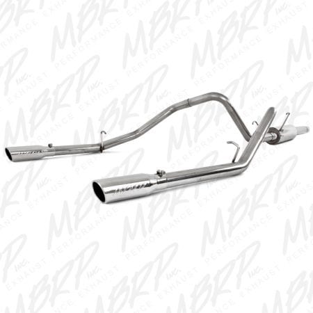 MBRP 2 1/2″ Cat Back, Dual Split Rear – 2003 Dodge Ram Hemi 1500 5.7L SC/CC-SB