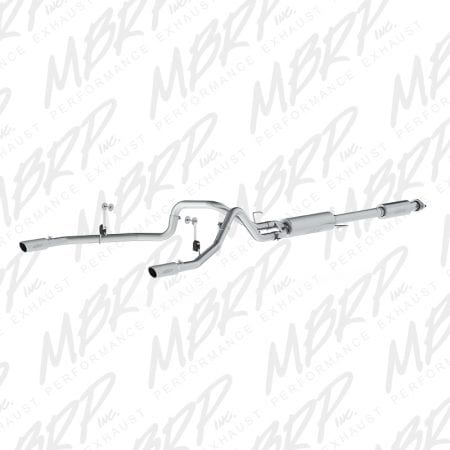 MBRP 2 1/2″ Cat Back, Dual Rear – 2015-2016 Ford F150 5.0L