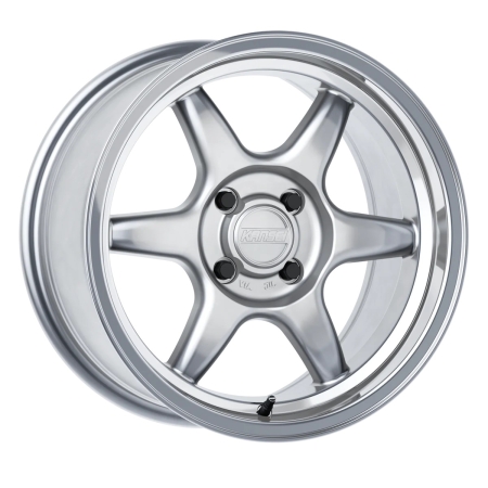 KANSEI TANDEM 15X8 4X100 +25mm HYPER SILVER MACHINED LIP