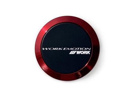 Work Wheels Emotion Center Cap Flat Type Red