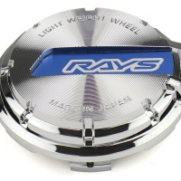 Gram Lights WR Center Cap (Blue/Chrome) (57CR / 57DR)