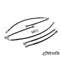 GK Tech Nissan Z34 370Z BRAIDED BRAKE LINE SET (FRONT AND REAR)