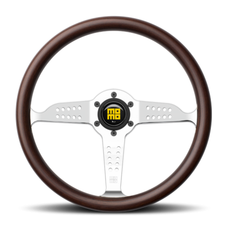 Momo Super Grand Prix Steering Wheel 350 mm – Mahogany Wood/Pol Spokes