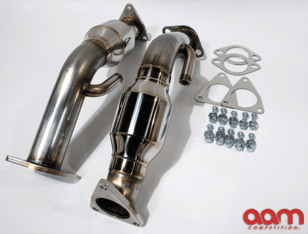 AAM Competition 2.5″ Resonated Test Pipes – 09+ Nissan 370Z / 08+ Infiniti G37