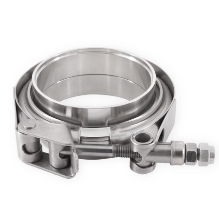 Mishimoto Stainless Steel V-Band Clamp with Flanges, 3″ (76.2mm)