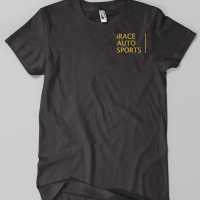 iRaceAutoSports Stage One Tee Shirt, Black