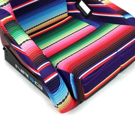 NRG FRP Bucket Seat PRISMA Mexi-Cali Blanket Print – Medium